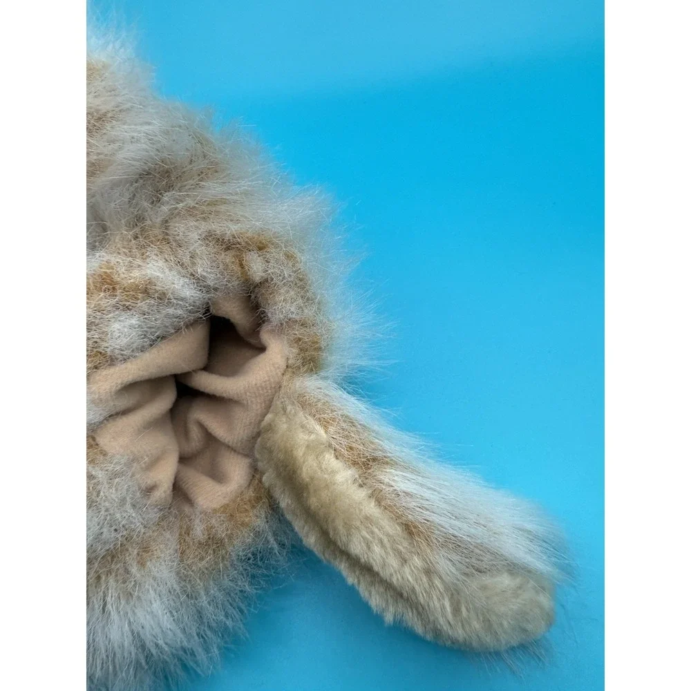 Vintage Realistic Looking Dog Puppet And Golf Cover Soft
